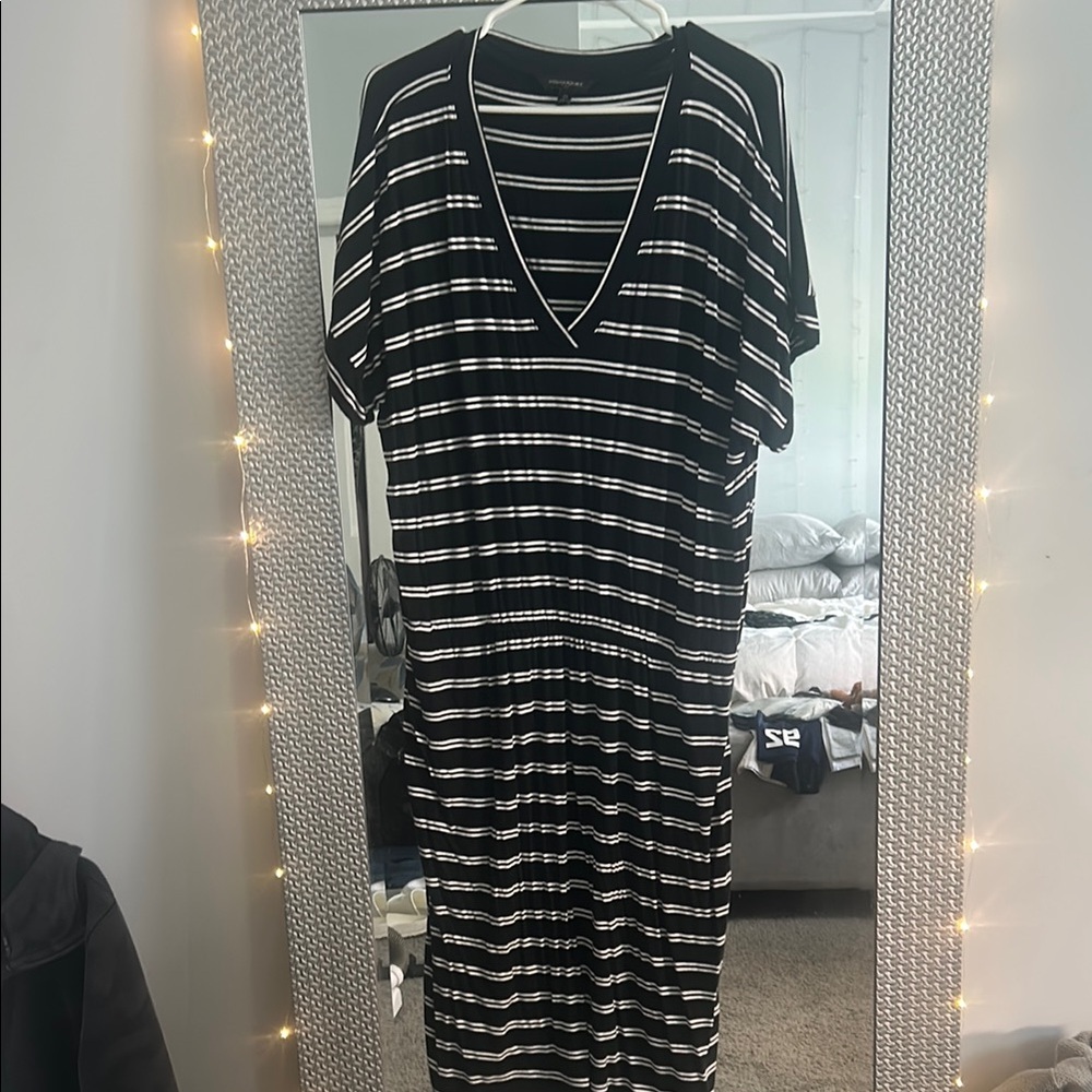 Banana Republic Monochrome Striped Top